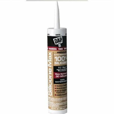 DAP 10.1 oz Kitchen & Bath Silicone Sealant, White DA572231